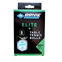 Мячи для настольного тенниса Donic-Schildkrot 1* ELITE 40+ (6шт) 