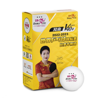 М'ячі Double Fish V40+ ITTF 3*** (6 шт)