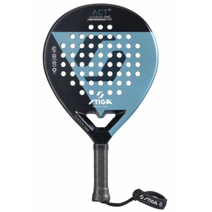 Ракетка для падел тенісу Stiga Racket ACT Black/Blue