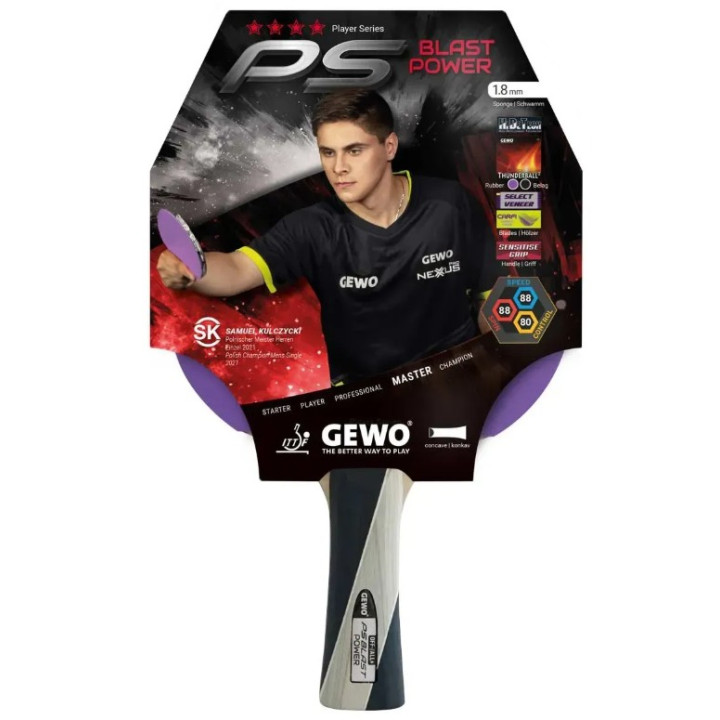 Ракетка для настільного тенісу Gewo PS Blast Power FL