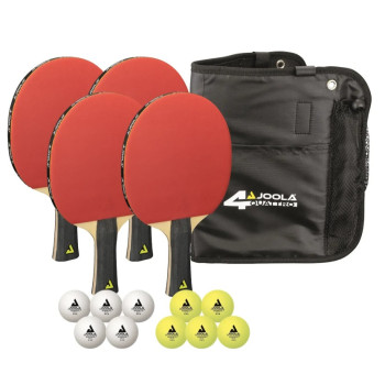 Набір ракеток для тенісу Joola Quattro 4 Bats 10 Balls