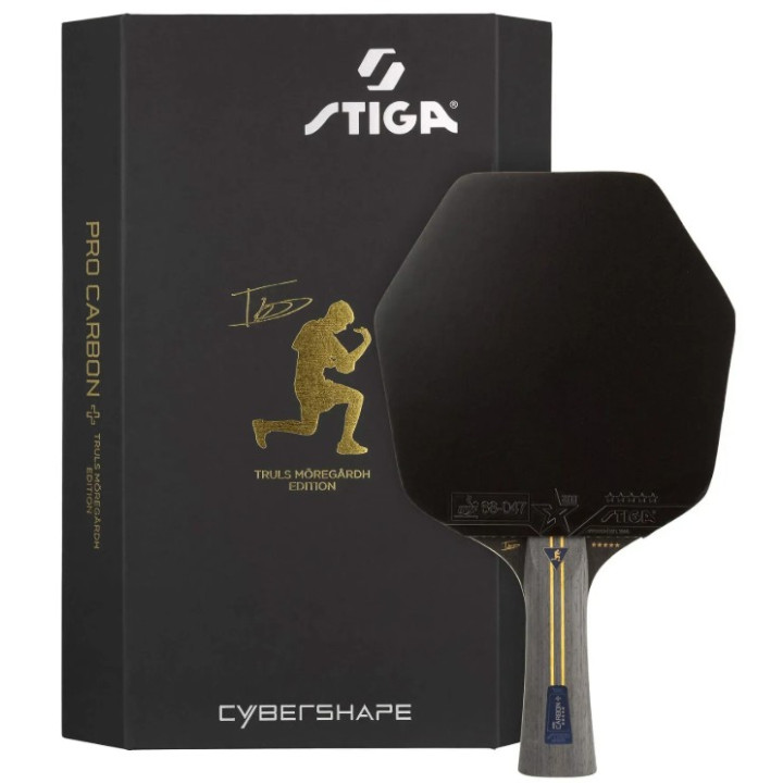 Ракетка для настільного тенісу Stiga Pro Carbon Plus Cybershape Truls Edition 5 Star FL