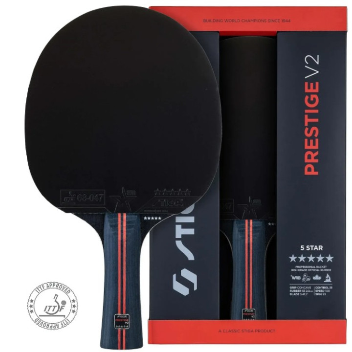 Ракетка для настільного тенісу Stiga Prestige V2 5-Star FL